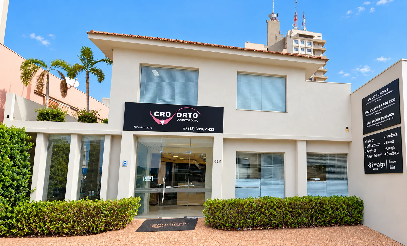 Fachada da unidade Presidente Prudente